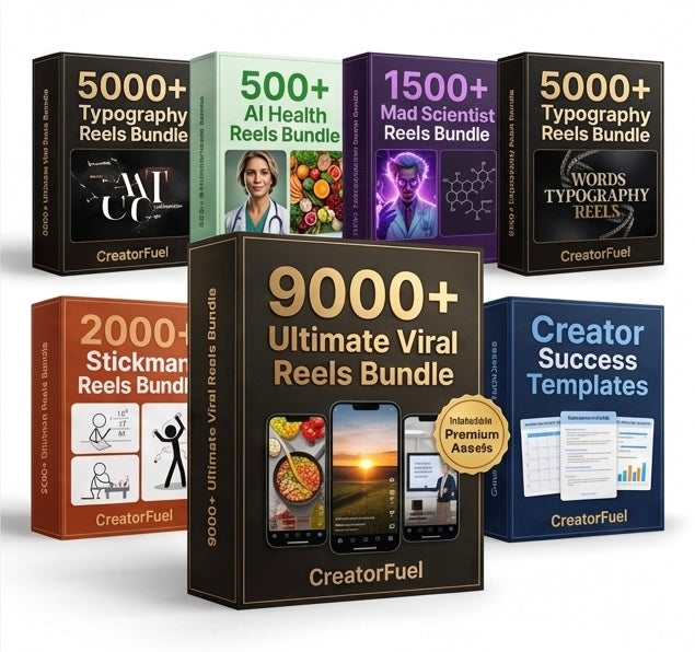 9000+ Viral Ai Reels Bundle for growth